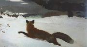 Winslow Homer Fox Hunt (mk44) painting